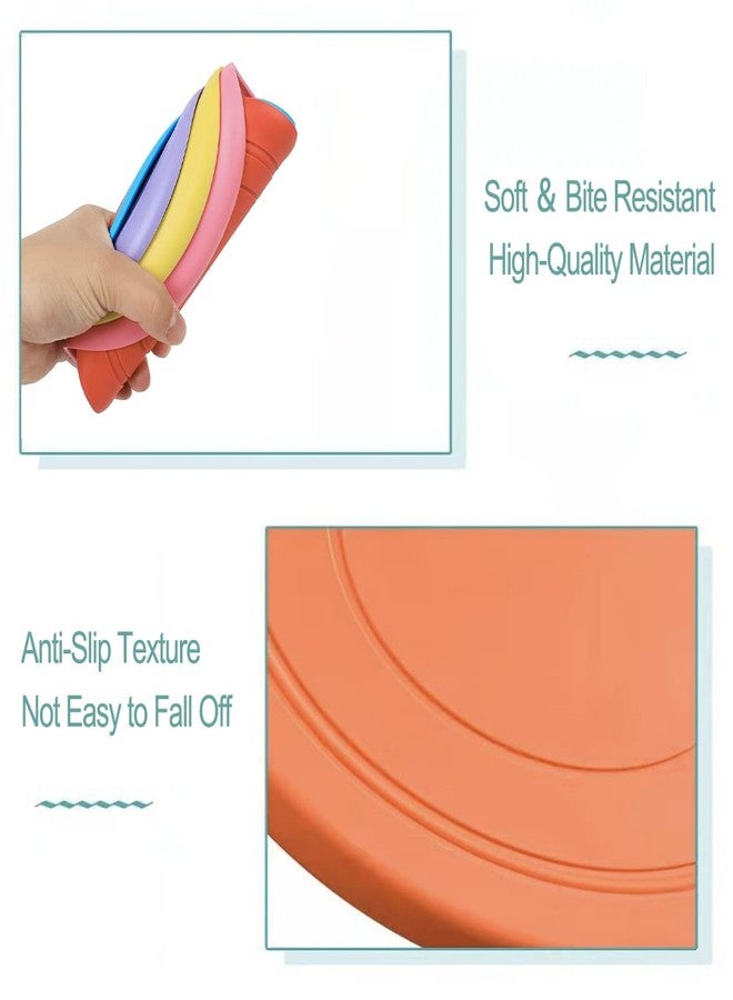 coldchill 7 Inch Dog Flying Disc, Puppy Flyer Toy React Faster Training Interactive Toys for Small Medium Dog, Lightweight Durable and Water Resistant Floating Saucer (Green+Yellow) - Image 2